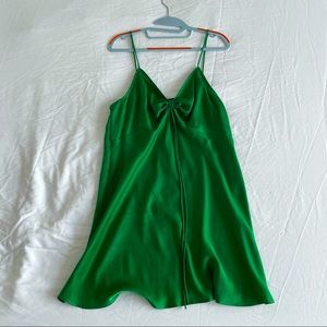 Zara mini dress in green